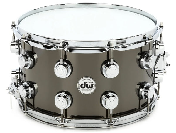DW 14" x 8" Collector's Series Black Nickel Over Brass Snare Drum