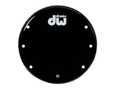 DW 26" Bass Drum Resonant Head Gloss Black Vented
