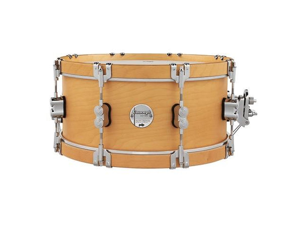 PDP 6.5" x 14" Concept Maple Classic Snare Drum with Natural Hoops