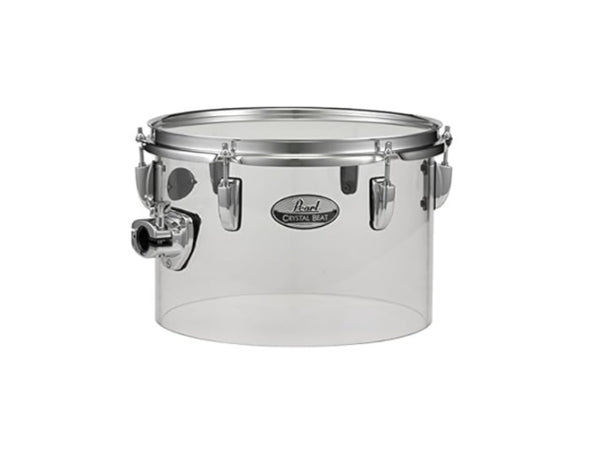 Tom à tête simple Pearl Crystal Beat Ultra Clear 12x8