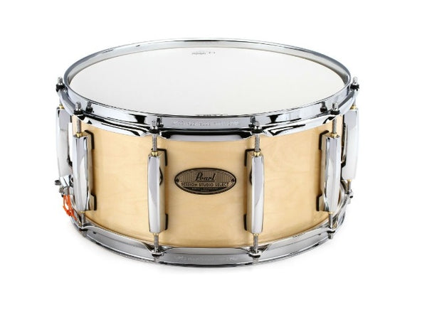Pearl 6.5" x 14" Session Studio Select Snare Drum Natural Birch