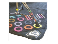 Tapis de protection pour raquettes et tambours Marqueurs colorés