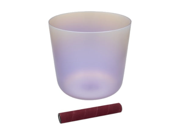 Bol chantant en cristal Infinity de Sela Percussion de 7 po en B3 440 Hz violet clair