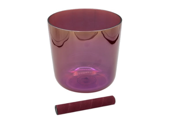 Bol chantant en cristal Infinity de Sela Percussion de 5,25 po en B4 440 Hz Violet