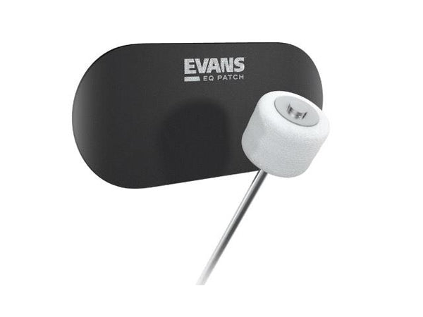 Patch Evans Black pour double grosse caisse