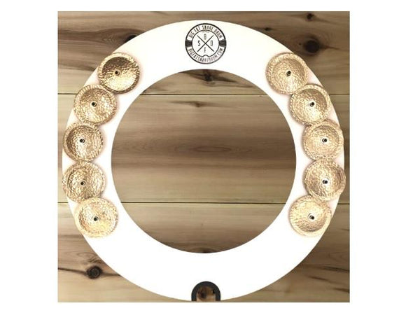 Grosse caisse claire Halos en cuivre blanc 14"