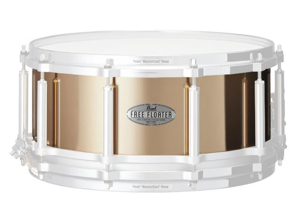 Fût de caisse claire flottant en bronze phosphoreux Pearl 14x6,5