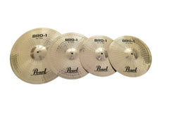 Pearl Cymbal Set with 14" HiHats, 16" Crash, & 20" Ride BRD-1