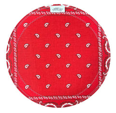 Roots 13" Solid Red Bandana