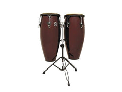Ensemble de congas LP Aspire 10" et 11" en bois foncé