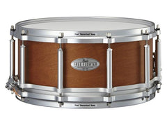 Caisse claire flottante Pearl 6,5 x 14 en érable/acajou