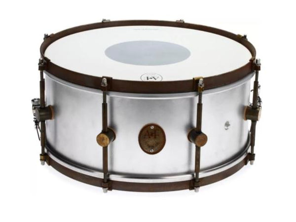 A&F Raw Aluminum Snare Drum 6.5X14