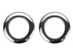 Lot de 2 évents de grosse caisse chromés de 2 pouces de Bass Drum O's