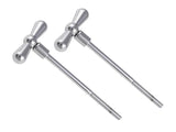 Rogers Bow Tie Bass Drum T-Rods 2 Pack